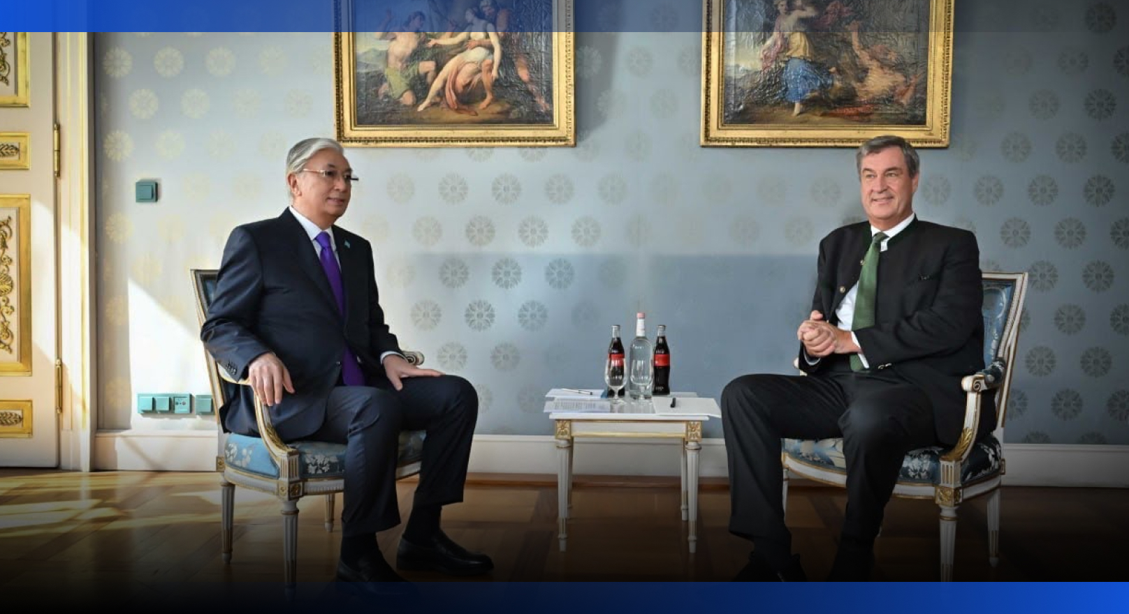 Image for Касым-Жомарт Токаев провел встречу с премьер-министром Баварии  